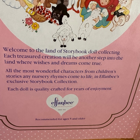 NIB Pinocchio Effanbee's Storybook Collection Doll Vintage 1988 - Picture 9 of 16